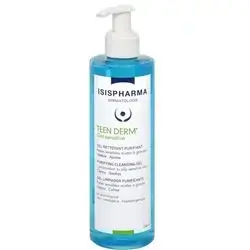 ISISPHARMA Teen Derm Gel Sensitive Purifying Cleansing Gel 250ml