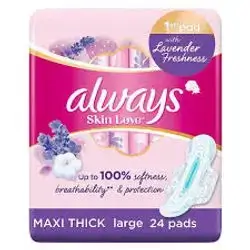 Always Diamond Wom Pad Large 24pcs