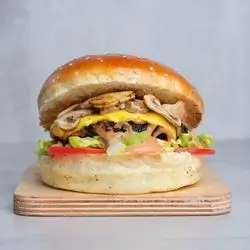 Mushroom Cheese Burger