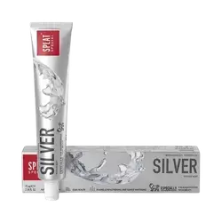 Silver Refreshing Gel Toothpaste Intense Mint 75ml _ SPLAT