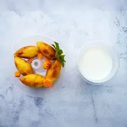 Chicken Halabi Kibbeh Cup 5pcs + Ayran