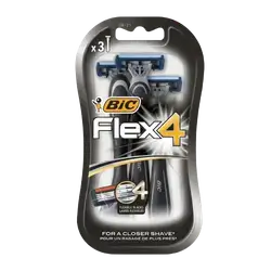 Flex 4 Flexible 4 Blades for Closer Shave 3 Pcs _ Bic