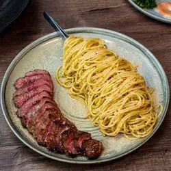 Spaghetti Beef Steak