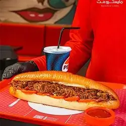 Beef Gass in a French Bun