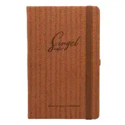 Laether diary notebook