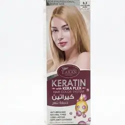 Yaran Keratin with Kera Plex Hair Color System (8.3 Light Golden Blond)
