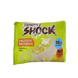Diet Protein Brownie Fitness Lemon & Poppy 50 g