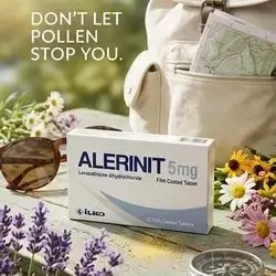 Alerinit 5mg (Levocetirizine) 20 Tablets