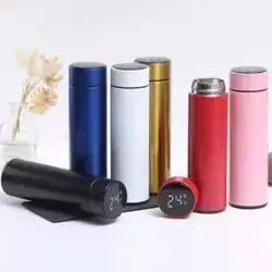 Smart Digital Thermos Water Bottle Girl Colors ( 500ML)