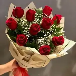 Bouquet Of Flowers With Accessories