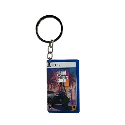 GTA VI Mini CD Keychain – PS5 Edition