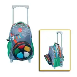 school backbags with wheels and small size