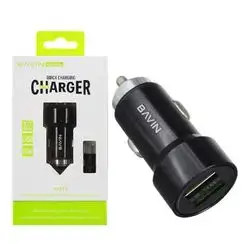 Bavin Car Charger 2Usb Cable Lightning