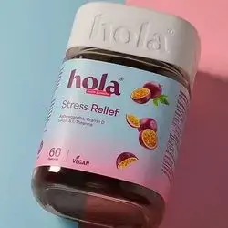 Hola® Stress Relief Gummies ( Ashwagandha , Vitamin D , GABA and L-Theanine )
