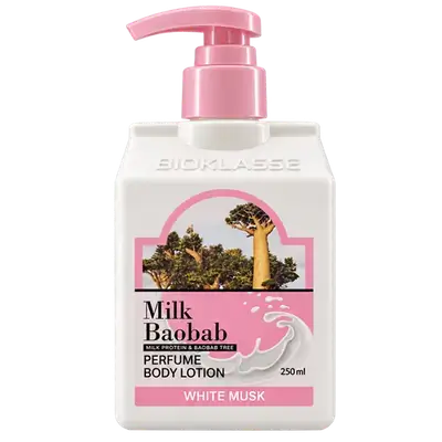 Milk Baobab Perfume Body Lotion White Musk 250ml _ Bioklasse