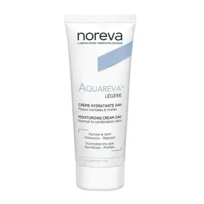 Noreva Aquareva Creme Hydratante 24H Texture Legere - 40ml | نوريفا كريم مرطب للوجه للبشرة العادية والمختلطة - 40 مل