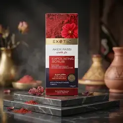 Aker fassi, exfoliating scrub