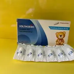 VOLTAGESIC 25mg (diclofenac sodium)6 suppositories