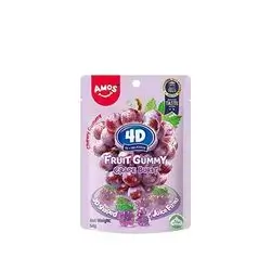 Amos Fruit Gummy Grape Burts 54 Gm