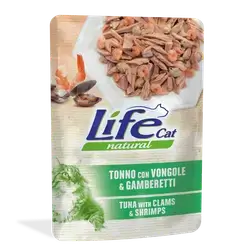 Life Cat Tuna with Clams & Shrimps 70g