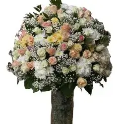 Large Flower And Vase