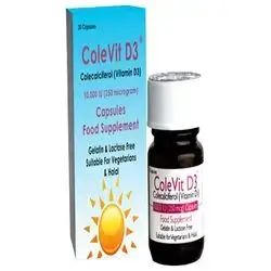 Colevit D3 Vitamin D 10000Iu 30 Capsules