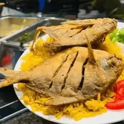 Fried Zebidi Fish on Rice