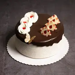 Chocolate Cake With Vanilla