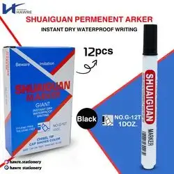 SHUAIGUAN Permanent Marker Black