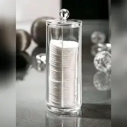 1pc Swab Holder, Makeup Remover Pad Dispenser