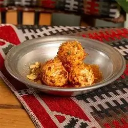 Rolled Labneh With Hot Sauce