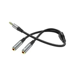 Hoco Cable audio adapter “UPA21” 3.5mm male to 2*3.5mm female