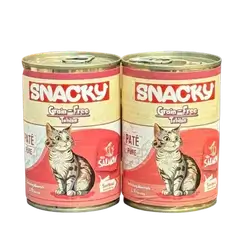 Snacky Grain-Free sterilised cat food with salmon.(2 pices)