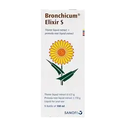 Bronchicum Elixir S Syrup 100ml _ SANOFI