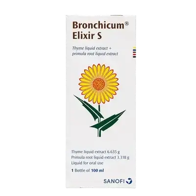 Bronchicum Elixir S Syrup 100ml _ SANOFI