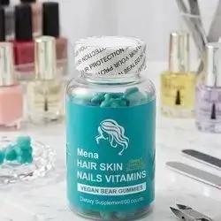 Mena Hair, Skin & Nails Vegan Bear Gummies