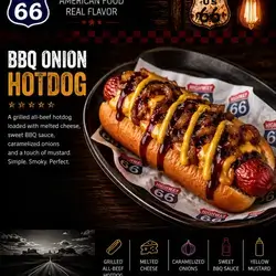 BBQ Onion Hotdog
