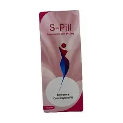 S-pill Levonorgestrel 1.5 mg Emergency Contraceptive - 1 Tablet
