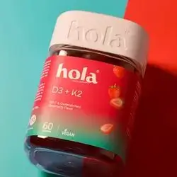 Hola D3 + K2 MK-7 & Cholecalciferol 60 Gummies | هو