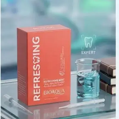 BIOAQUA Refreshing Watermelon Mint Oral Rinse (20 Sticks x 10ml)