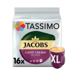 TASSIMO Jacobs Caffè Crema Intenso XL – 16 Capsules