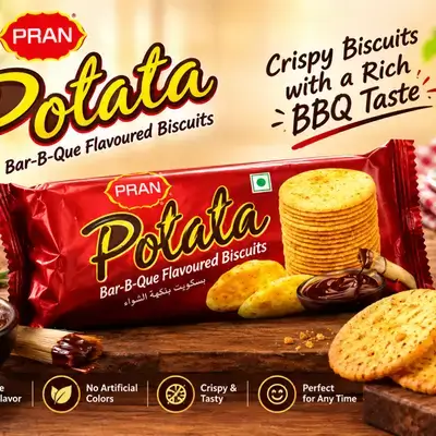 Potato Bar-B-Que Flavoured Biscuits 50gr