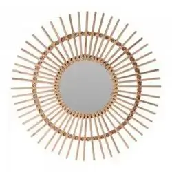 Natural Wood Mirror 78 Cm