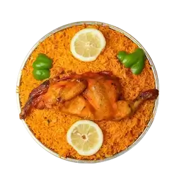 Half Chicken Mandi Platter
