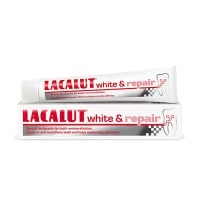 White & Repair Toothpaste 75ml _ LACALUT