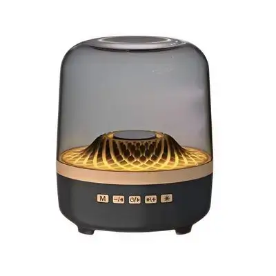 Big Diamond Smart LED Wireless Bluetooth Speaker with RGB Lamp 360-Degree Surround Sound USB Type-C Charging