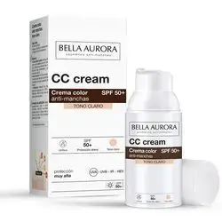 Bella Aurora Dark Spot CC Cream SPF50+ Light shade