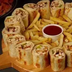 Triple Arabic Chicken Shawarma Meal
