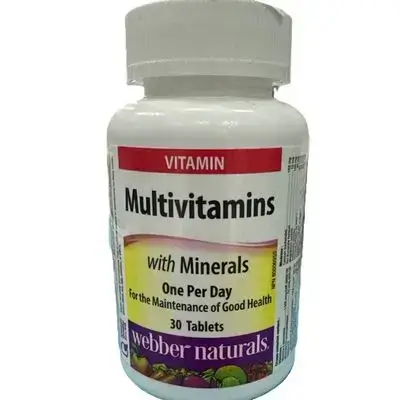 Webber naturals Vitamin Multivitamins With Minerals One Per Day 30 tablets