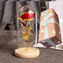Rose In A Bottle With A Lid And Packaging